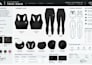 create fashion design techpack  sportswear design activewear wear techpack
